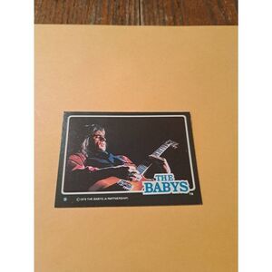 Vintage 1979 The Babys Trading Card #9 London Rock Band Collectible